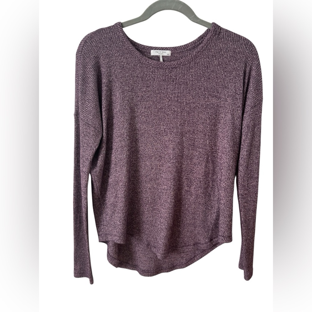 Rag & Bone Heather Purple Knit Top Sz XS/TP